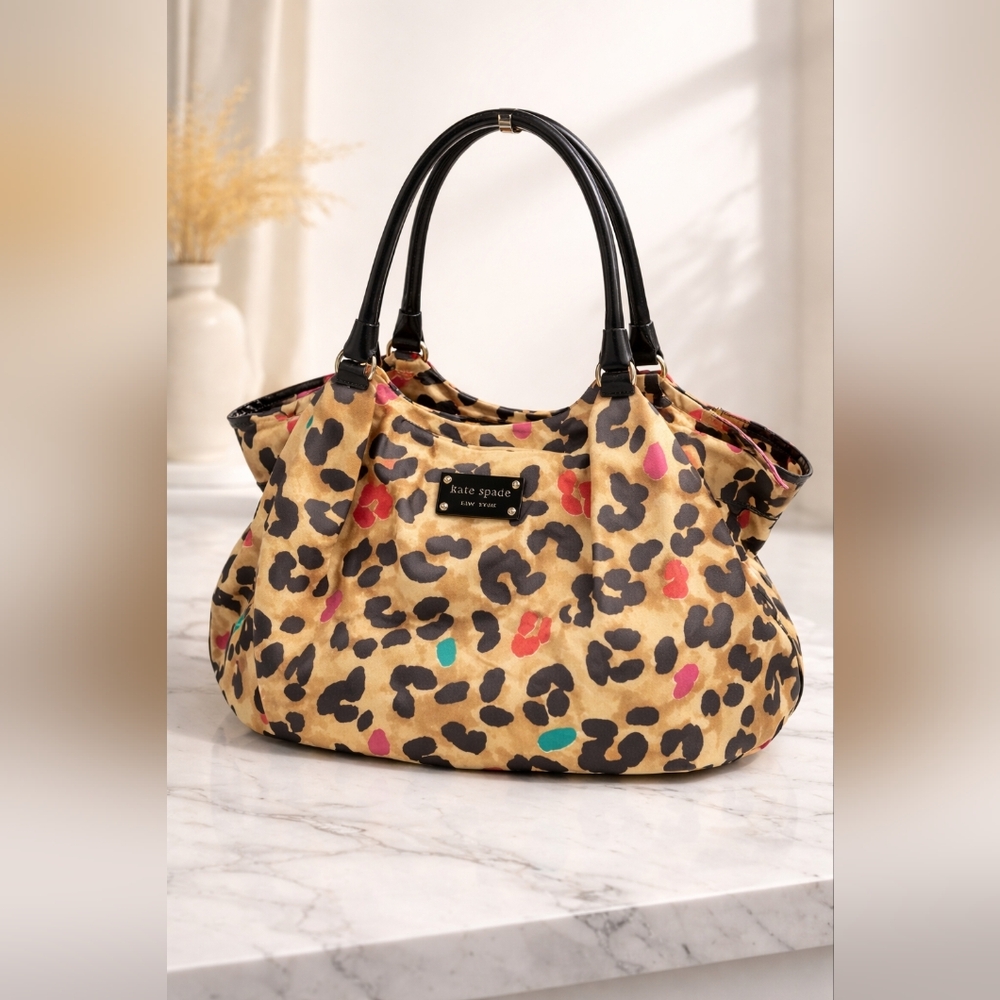 Kate Spade Leopard Print Tote Bag - Multicolor